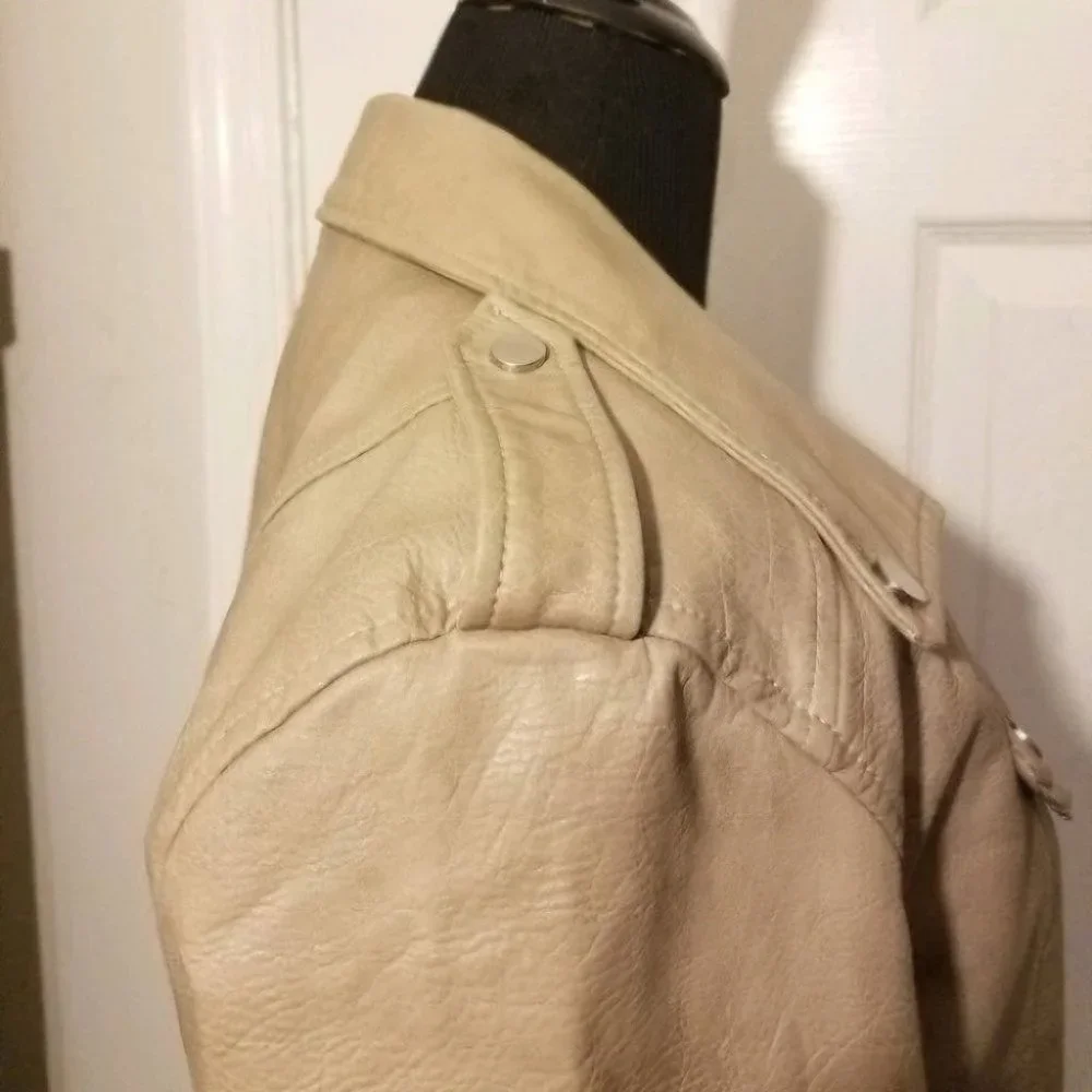 Romeo & Juliet Couture Faux Leather Moto Jacket - Picture 4 of 10